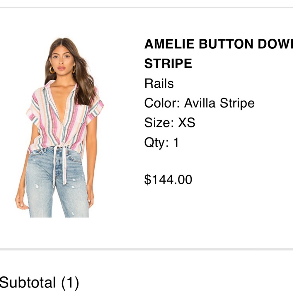 Rails button down top - Picture 2 of 3
